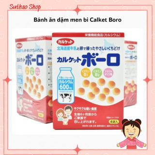 Bánh Bi Men Sữa Calket Boro Nhật Cho Bé Ăn Dặm