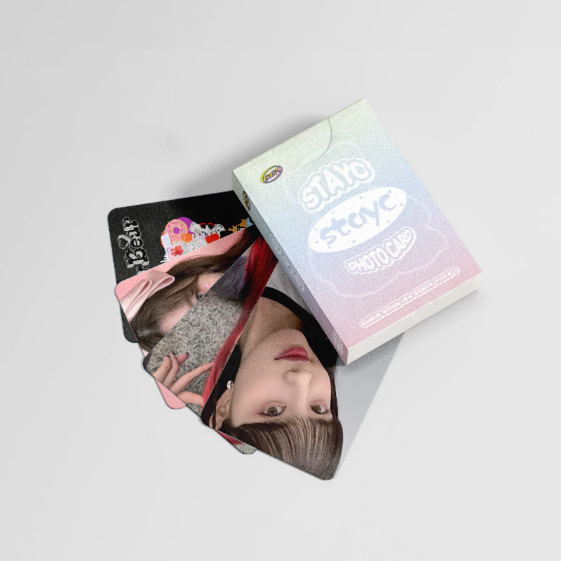 Lomo card STAYC Hologram Thẻ bo góc Album Thần Tượng Kpop PHOTO CARD