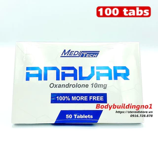 ANAVAR 10mg - Chính Hãng Meditech (Hộp 100 Viên)