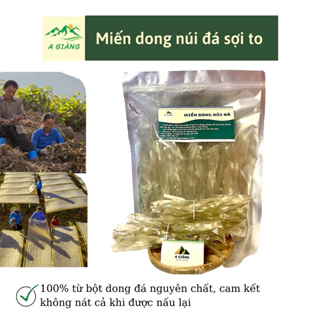 Miến dong rừng sợi to Hà Giang, miến dong núi đá thái tay cam kết không nát gói 500gr