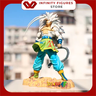 Mô hình nhân vật siêu saiyan goku cấp 5 tóc trắng |Figure anime dragon ball đồ chơi decor trang trí làm quà tặng