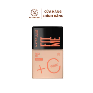 Kem Nền Fit Me Tint C Tươi Mướt Chống Nắng với Vitamin C & SPF50 Maybelline New York Fit Me Fresh Tint 30ml