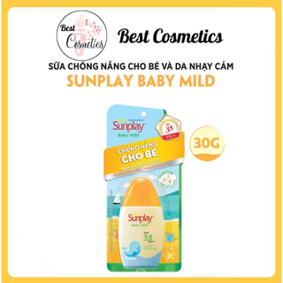 Sữa chống nắng cho bé và da nhạy cảm Sunplay Baby Mild SPF 35, PA++ 30g