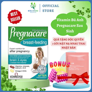 Vitamin Pregnacare Breast Feeding – Viên Uống Lợi Sữa Bổ Sung Vitamin Tổng Hợp Sau Sinh Anh 84 Viên