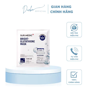 Mặt Nạ Sur.Medic Super Glutathione 100 Bright Mask Dưỡng Trắng Da 30g - DUXBO