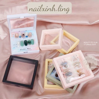 Hộp Nhựa Trong Suốt Đựng Nail Box , Hộp Đựng Mẫu Nailbox, Trang Sức , Hộp Đựng Nail Box Trong Suốt