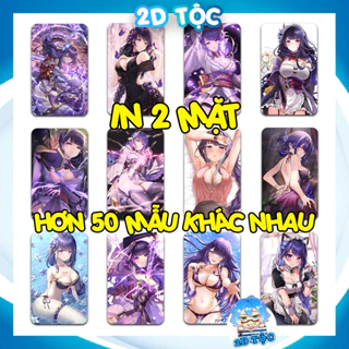 [HÀNG CÓ SẴN] Thẻ Card Bo Góc in 2 mặt Raiden Shogun Game Genshin Impact (2) - Giấy Dày Cứng - Có Cán Màng – 2D Tộc Shop