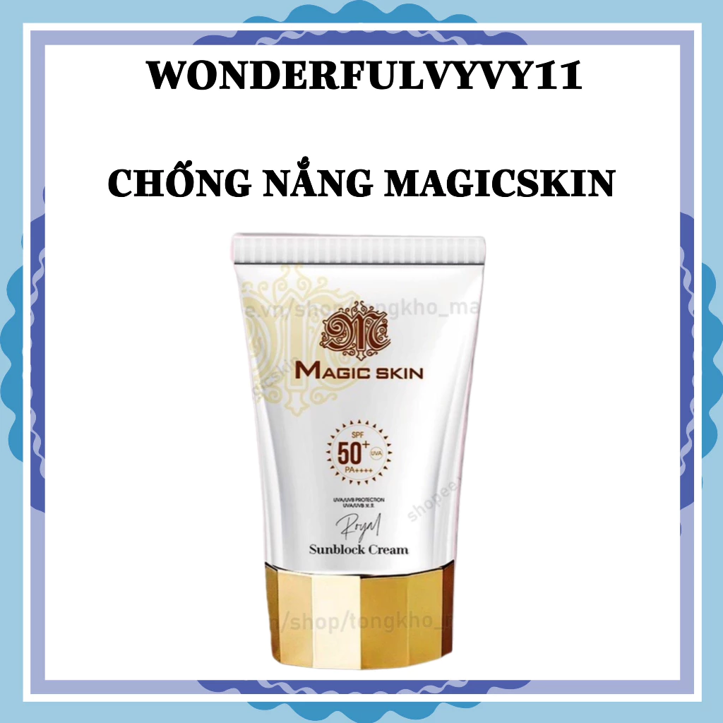 Kem chống nắng Magicskin 👍 Kem chống nắng thảo dược Hoàng cung ✔ CHÍNH HÃNG