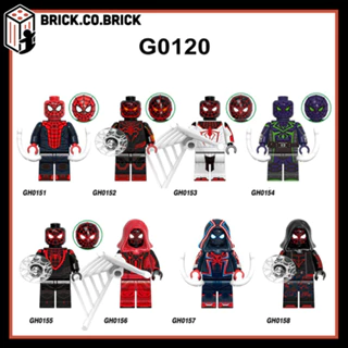 Mô hình Spider-Man Across The Spider-Verse Minifigures Đồ chơi Lắp ráp Người Nhện Marvel Vesre G0120