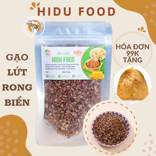 Gạo lứt sấy rong biển giảm cân ăn kiêng giòn tan đồ ăn vặt HiDu Food