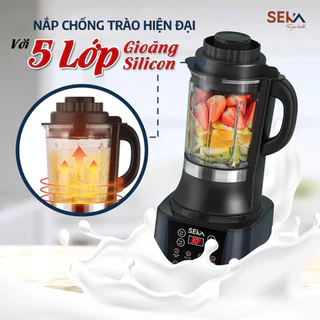 Máy làm sữa hạt SEKA E400 dung tích 1.7l, công suất 1800w với 14 chức năng xay nấu – bảo hành chính hãng 12 tháng