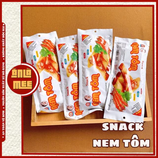 Snack nem tôm Ba Anh Em Food cay cay giòn rụm Tiệm ăn vặt ĂN LÀ MÊ