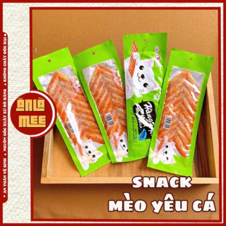 Snack mèo yêu cá Hằng Đại thơm cay 26g Tiệm ăn vặt ĂN LÀ MÊ ăn vặt tuổi thơ