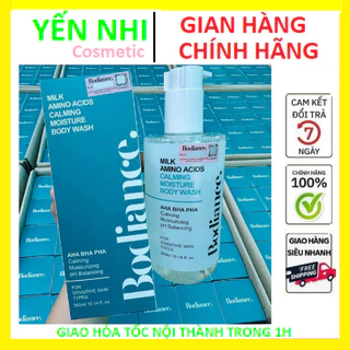 Sữa tắm trắng da dưỡng ẩm tẩy da chết Calming Body Wash Bodiance 300ml.yennhishop