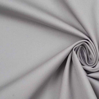 Vải thun 4 chiều vải cotton co giãn 4 chiều màu ghi sáng vải xuất dư dày đẹp