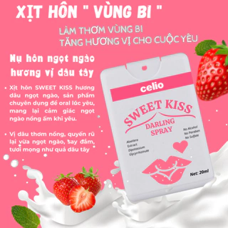 Xịt Hôn Vùng Kín CELIO Xịt Ngon Thơm Hương Trái Cây Giúp Nàng và Chàng Tự Tin Với Mùi Hương Hoa Quả The Mát