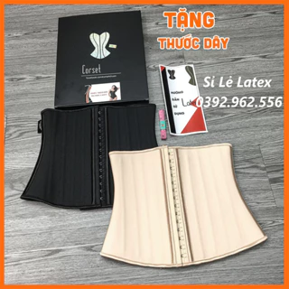 Đai Nịt Bụng Latex 25 Xương Co Dãn ( TẶNG THƯỚC DÂY )