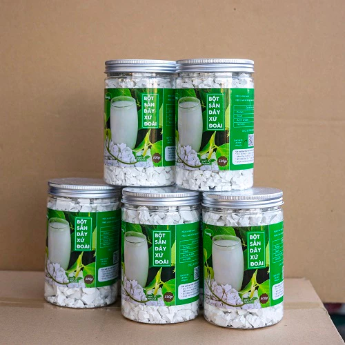 Bột Sắn Dây Nguyên Chất  500g uống thanh nhiệt, giải độc mát cơ thể, Bột sắn dây nguyên chất 100% - BSD