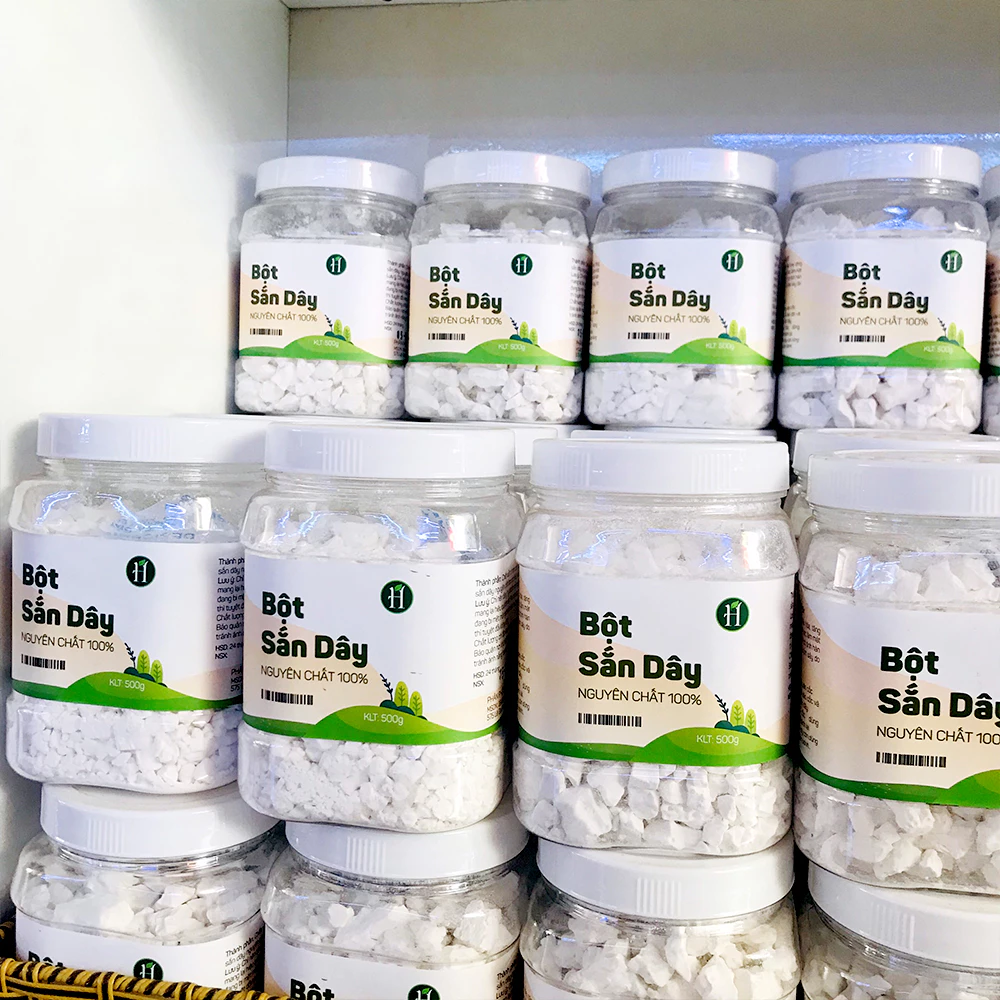 1KG BỘT SẮN DÂY nguyên chất 100%, Bột sắn dây ta nguyên chất thiên nhiên-2BSD