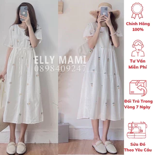 [BEST SELLER](40kg - 65kg)Đầm Bầu, Suông Babydoll Hoa Nhí, Dáng Dài, 2 Dáng Tay,Form Dễ Mặc,Siêu Mát