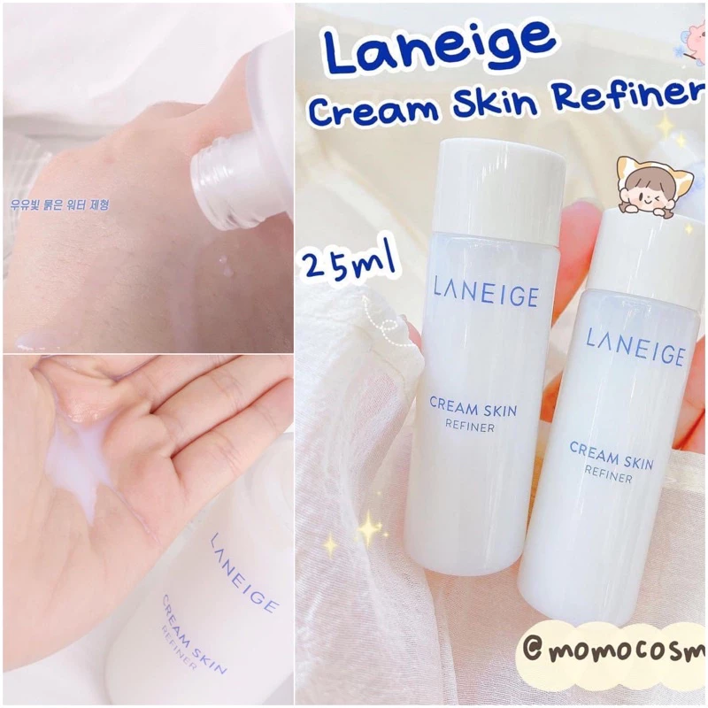Nước Hoa Hồng Laneige Toner Cân Bằng Da Cream Skin Refiner 20ml 25ml