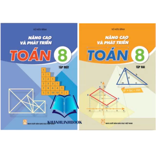 Sách - Combo Nâng cao và phát triển toán 8 - tập 1 + 2