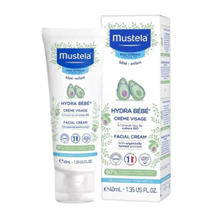 Kem Dưỡng Da Mặt Cho Bé Mustela Hydra Bebe Facial Cream 40ml