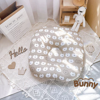 Gối chống trào ngược cho bé KidsWorld Bunny cao cấp vải cotton Hàn chống nôn trớ an toàn cho bé