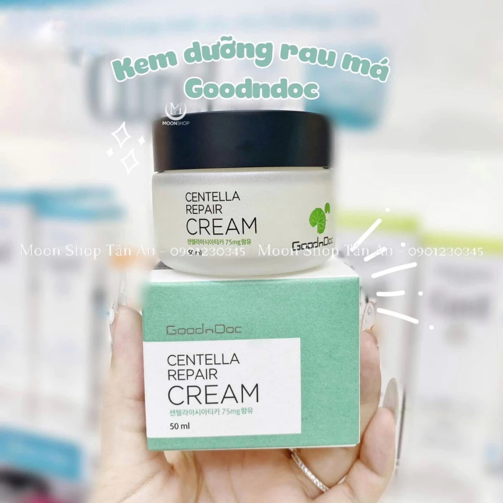 KEM DƯỠNG ẨM RAU MÁ PHỤC HỒI GOODNDOC CENTELLA REPAIR CREAM 50ml