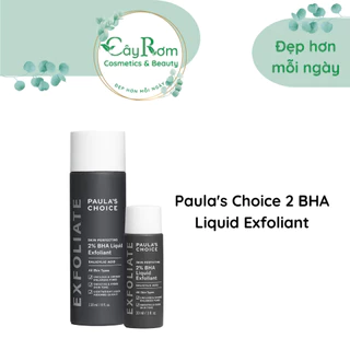 Tẩy da chết Paula's Choice Skin Perfecting 2 BHA Liquid Exfoliant