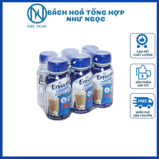 [Lốc 6 Chai] Sữa Pha Sẵn Abbott Ensure Original 237ml Hương Vani Bổ Sung Dinh Dưỡng - Bách Hóa Tổng Hợp Như Ngọc