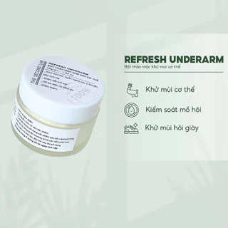 Bột Thảo Mộc Khử Mùi Cơ Thể - Refresh Underarm