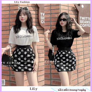 Set bộ quần áo nữ gồm áo trắng và quần short  xinh xắn duyên dáng 20FASHION