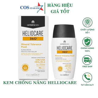 Kem chống nắng Heliocare Water Gel, Pigment, Mineral, AR Emulsion 50ml