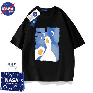 Áo thun vịt NasaSpace Nam nữ unisex tay lỡ fom rộng chất cotton cổ tròn thời trang hàn quốc [A115]