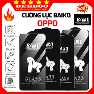 Kính cường lực Oppo A18 A38 A98 5G A78 A58 A17 A17K A15s A54 A55 A57 A77s A76 A95 A96 F11 Reno 8 pro 8z 7 7z 6 6z BaiKo