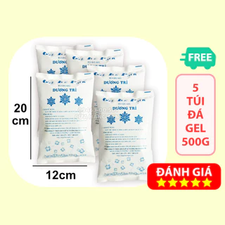 Combo 5 Túi Đá Gel Đá Khô Giữ Lạnh Túi 500g