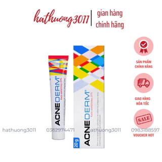 [20g] Kem Giảm Mụn, Làm Trắng Da Acne Derm 20% Azelaic(Acnederm)