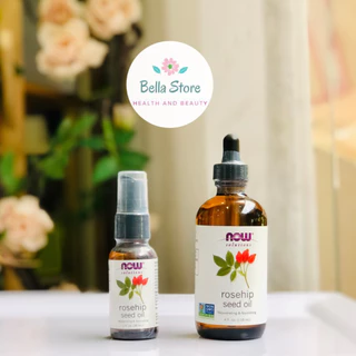 Dầu nụ tầm xuân sáng da mờ thâm Now Rose Hip Seed Oil