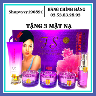 (CHÍNH HÃNG) Bộ Mỹ phẩm TS Tím 5in1 Cao Cấp Chuyên Làm Mờ Nám Tàn Nhang Và Trắng Da Tự Nhiên