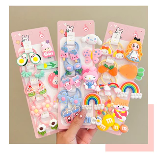 Set 15 Kẹp Tóc Trẻ Em Cute, Đáng Yêu Cho Bé Gái Nhiều Hình, Nhiều Màu cưng xỉu