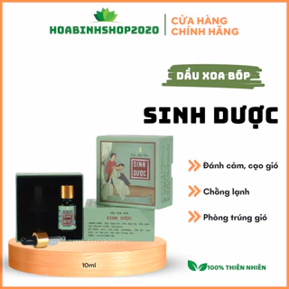 [CHÍNH HÃNG] Dầu Xoa Bóp Sinh Dược - GIẢM ĐAU, THƯ GIÃN, LÀM ẤM, KỴ GIÓ