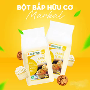 Bột bắp hữu cơ markal_Bột bắp hữu cơ hạt mịn 500gr ( có tách lẻ 100gr)