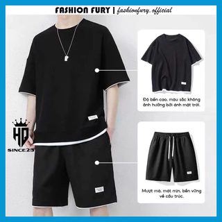 Đồ bộ nam mùa hè phong cách trẻ trung cá tính, Bộ thể thao nam mùa hè chất cotton xốp thái - Fashion Fury