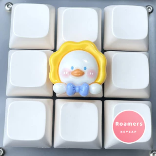 Nút Bàn Phím Cơ Baby Gấu Thỏ Vịt Bông Hoa Siêu Cưng Nè Keycap Phím Lẻ