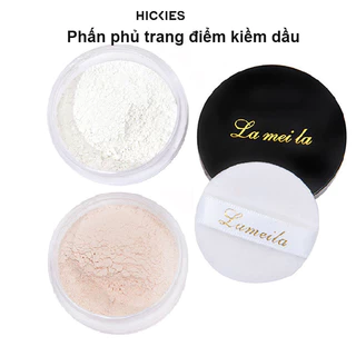 Phấn phủ dạng bột kiềm dầu, không bóng nhớn, lâu trôi cho da thường - Lameila - hickies