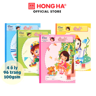 Vở 4 ô ly 96 trang Hồng Hà Class Ami 0371