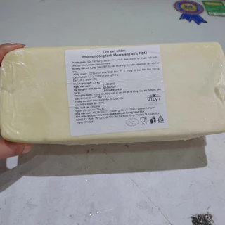 (KHÔNG GIAO KHU VỨC PHÍA BẮC VÀ BẮC TRUNG BỘ) khối 2,5kg phô mai mozzarrella hàng nhập từ Pháp