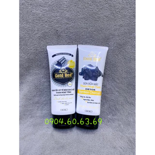 Combo GOLD BEE Than Hoạt Tính ( Sữa Rửa Mặt + Tẩy Tế Bào Chết )