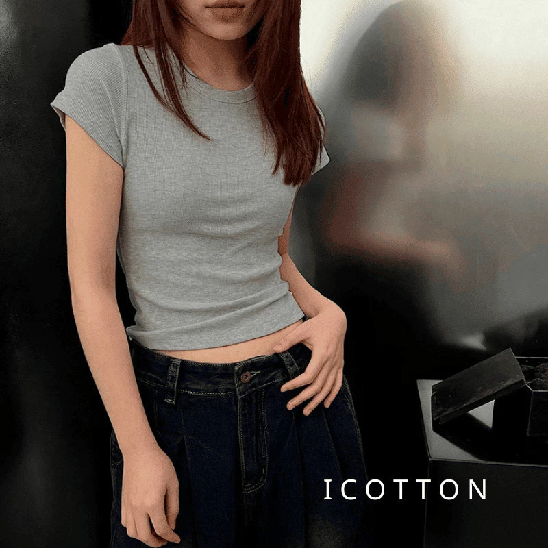 Áo thun nữ cộc tay form ôm body ❤️phong.vn❤️ áo phông babytee chất vải cotton thun tăm mềm, mát, co dãn nhiều